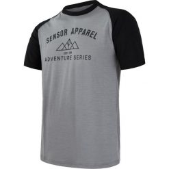 Sensor Merino Active Pt Adventure Męska Koszulka z krótkim rękawem, Szara/Czarna, XL. Szare koszulki męskie termoaktywne Sensor, xl, bez wzorów, z materiału, bez kołnierzyka, z długim rękawem, długie, outdoorowe. Za 229,00 zł.