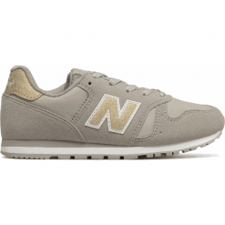 New Balance KJ373GUY. Szare buciki niemowlęce marki New Balance, z materiału. W wyprzedaży za 149,99 zł.