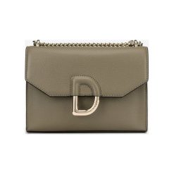DKNY Von Torebka Brązowy. Pomarańczowe torebki klasyczne damskie DKNY, w paski, ze skóry, bez dodatków. Za 1093,95 zł.