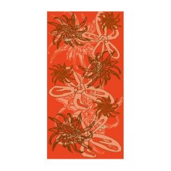 Chusty damskie: HAD Chusta damska Fleece Coral pomarańczowa (HAD-5896-433)