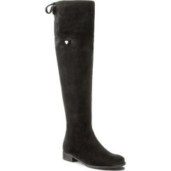 Buty zimowe damskie: Muszkieterki KARINO – 2256/003-F Czarny 1