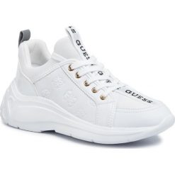 Sneakersy GUESS - Speerit FL6SPT FAL12 WHITE. Białe półbuty damskie Guess, ze skóry ekologicznej. Za 589,00 zł.