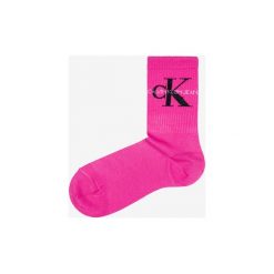 Calvin Klein Skarpetki Różowy. Różowe skarpetki damskie Calvin Klein, bez wzorów, z elastanu. Za 38,95 zł.