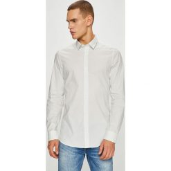 Only & Sons - Koszula. Białe koszule męskie Only & Sons, xl, bez wzorów, z elastanu, eleganckie, z klasycznym kołnierzykiem, z długim rękawem. W wyprzedaży za 79,90 zł.