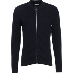 Kardigany męskie: Knowledge Cotton Apparel SMALL DIAMOND CARDIGAN Kardigan dark blue