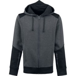 Assassin's Creed IV - Black Flag Skull Bluza z kapturem rozpinana czarny/szary. Brązowe bluzy męskie rozpinane marki Black Premium by EMP, xxl, z kapturem. Za 224,90 zł.