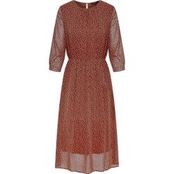 Elegancka sukienka z nadrukiem. Sukienki damskie Greenpoint, z nadrukiem, z poliesteru, eleganckie, bez kołnierzyka, bez rękawów. Za 189,99 zł.