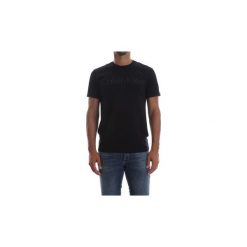 T-shirty z krótkim rękawem Calvin Klein Jeans K10K100980 JALO 3. Czarne t-shirty męskie Calvin Klein Jeans, s, bez wzorów, z jeansu, bez kołnierzyka, krótkie. Za 184,00 zł.