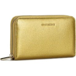 Duży Portfel Damski COCCINELLE - AW1 Metallic Saffiano E2 AW1 11 32 01 Or 038. Żółte portfele damskie Coccinelle, ze skóry. W wyprzedaży za 369,00 zł.