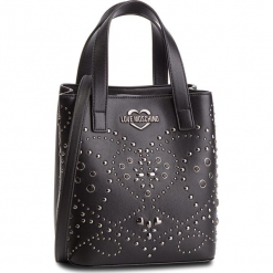 Torebka LOVE MOSCHINO - JC4127PP17LR0000 Nero/Galv.Nero. Czarne torebki klasyczne damskie Love Moschino, ze skóry ekologicznej. Za 799,00 zł.