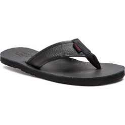 Japonki POLO RALPH LAUREN - Sullivan 816730104002 Black. Czarne klapki męskie Polo Ralph Lauren, bez wzorów, ze skóry. W wyprzedaży za 179,00 zł.