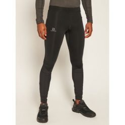 Legginsy Salomon Agile Warm Tight L40360300. Czarne spodnie męskie Salomon, m, bez wzorów, sportowe. Za 339,00 zł.