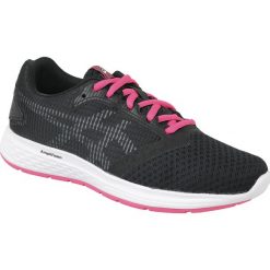 Asics Patriot 10 1012A117-001. Czarne buty sportowe damskie Asics, z materiału, do biegania. W wyprzedaży za 229,99 zł.