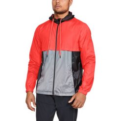 Kurtki sportowe męskie: Under Armour Kurtka męska Sportstyle Windbreaker pomarańczowa r. XL (1306482-986)
