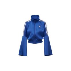 Bluzy dresowe adidas Satin Track Jacket. Niebieskie bluzy damskie Adidas, z dresówki, bez kaptura. Za 349,00 zł.