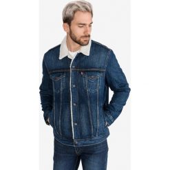 Levi's Sherpa Trucker Palmer Kurtka Niebieski. Niebieskie płaszcze męskie Levi's®, na jesień, s, bez wzorów, z bawełny. Za 619,95 zł.