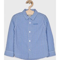 Pepe Jeans - Koszula dziecięca 128-178/180 cm. Niebieskie koszule chłopięce z bawełny, klasyczne, długie. W wyprzedaży za 129,90 zł.