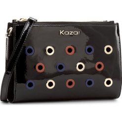 Torebka KAZAR - Marcia 30614-05-00 Czarny. Czarne torebki klasyczne damskie Kazar, w kolorowe wzory, zdobione. W wyprzedaży za 399,00 zł.