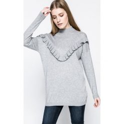 Only - Sweter Carola. Szare swetry klasyczne damskie marki ONLY, s, z bawełny. W wyprzedaży za 49,90 zł.