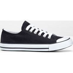 Sneakersy bonprix czarny. Czarne sneakersy damskie bonprix. Za 54,99 zł.