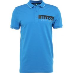 BOSS ATHLEISURE PAULE PRO Koszulka sportowa daphne. Niebieskie koszulki męskie marki BOSS Athleisure, m, bez wzorów, z elastanu, sportowe, polo, bez rękawów. Za 499,00 zł.