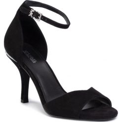 Sandały MICHAEL MICHAEL KORS - Malina Sandal 40R0MLHA1S Black. Czarne klapki damskie MICHAEL Michael Kors, bez wzorów, ze skóry, bez obcasa, na obcasie. Za 779,00 zł.