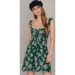 Sukienki hiszpanki: Flynn Skye Sukienka Mini Carla – Green,Multicolor