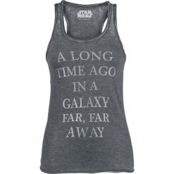 Topy damskie: Star Wars Episode 8 – Die letzten Jedi – A Long Time Ago Top damski odcienie szarego