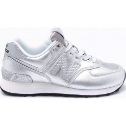 New Balance - Buty WL574NRI. Szare buty sportowe damskie marki New Balance, z materiału. W wyprzedaży za 319,90 zł.