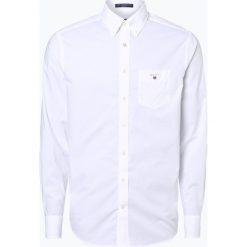 Gant - Koszula męska, czarny. Czarne koszule męskie GANT, m, bez wzorów, eleganckie, bez kołnierzyka, bez rękawów. Za 379,95 zł.