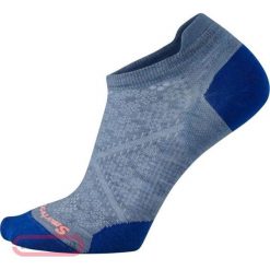 Skarpetki Smartwool PhD Run Ultra Light Micro SW188-474 - niebieski || szary. Niebieskie skarpetki damskie Smartwool, bez wzorów. Za 72,99 zł.