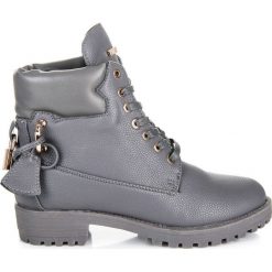 Stylowe traperki DONITA. Szare botki damskie marki VICES new collection, eleganckie. Za 123,59 zł.