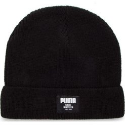 Czapka PUMA - Ribbed Classic Beanie 021709 01 Puma Black. Czarne czapki damskie Puma, bez wzorów, z materiału. Za 79,00 zł.