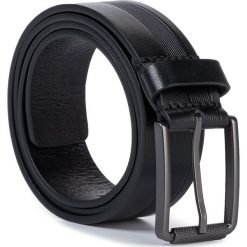 Pasek Męski BOSS - Tylir 50419396 001. Czarne paski męskie Boss, w paski, ze skóry. W wyprzedaży za 259,00 zł.