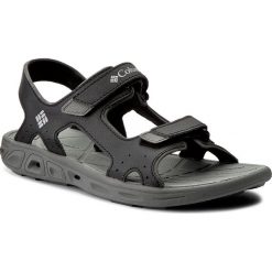 Sandały COLUMBIA - Youth Techsun Vent BY4566 Black/Columbia Grey 010. Czarne sandały męskie marki Columbia, ze skóry ekologicznej, bez zapięcia. Za 169,99 zł.
