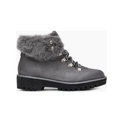 Buty zimowe damskie: Szare Traperki Merry