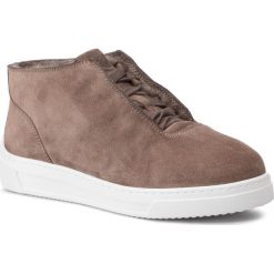 Sneakersy UNISA - Finis Bs Taupe. Pomarańczowe półbuty damskie Unisa, ze skóry. W wyprzedaży za 399,00 zł.