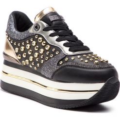 Sneakersy GUESS - FL5HAM ELE12 BLACK. Czarne sneakersy damskie marki Guess, ze skóry ekologicznej. Za 739,00 zł.