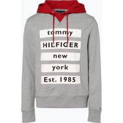 Tommy Hilfiger - Męska bluza nierozpinana, szary. Szare bluzy męskie rozpinane marki TOMMY HILFIGER, z bawełny. Za 379,95 zł.