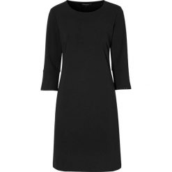 Freequent Elegancka sukienka dżersejowa Jabo czarny female czarny M (40). Czarne sukienki damskie Freequent, na co dzień, s, bez wzorów, z dżerseju, eleganckie, z okrągłym kołnierzem, bez rękawów, dopasowane. W wyprzedaży za 139,00 zł.