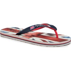 Japonki PEPE JEANS - Hawi Banner PMS70086 Marine 585. Niebieskie klapki męskie Pepe Jeans, bez wzorów, z jeansu. Za 89,00 zł.