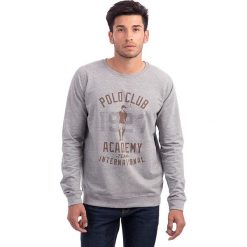 Bejsbolówki męskie: Bluza w kolorze szarym