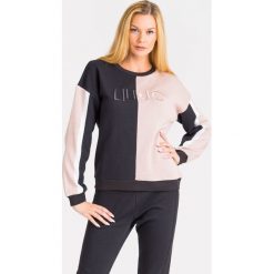 BLUZA LIU JO SPORT. Czarne bluzy sportowe damskie xl, z haftami, z bawełny. Za 549,00 zł.