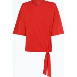 Marc Cain Collections - T-shirt damski, czerwony. Czerwone t-shirty damskie Marc Cain Collections, bez wzorów, bez kołnierzyka. Za 699,95 zł.