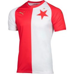 Puma SK Slavia Koszulka Czerwony Biały. Czerwone podkoszulki męskie Puma, xxl, bez wzorów, z poliesteru, z krótkim rękawem. Za 309,95 zł.