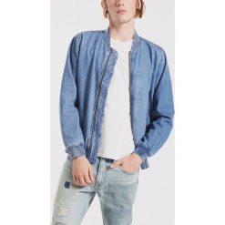 Levi's® Lyon Bomber Trucker Kurtka Niebieski. Niebieskie płaszcze męskie s, bez wzorów, z bawełny. Za 481,95 zł.