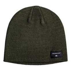 Quiksilver Męska czapka Cushy Deep Depth z EQYHA03227- CZ C0. Czapki męskie Quiksilver, bez wzorów, z dzianiny, sportowe. Za 89,00 zł.