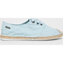 Big Star - Tenisówki. Niebieskie trampki i tenisówki damskie BIG STAR, bez wzorów, z materiału, bez zapięcia. W wyprzedaży za 79,90 zł.