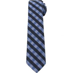 Granatowo-Niebieski Elegancki Krawat Męski -ALTIES- 6 cm, w Kratkę KRALTS0247. Niebieskie krawaty męskie Alties, w kratkę, z tkaniny, eleganckie. Za 39,00 zł.