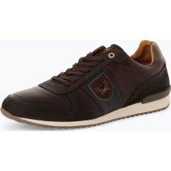 Pantofola d`Oro - Męskie tenisówki ze skóry – Umito Uomo Low, brązowy. Brązowe tenisówki męskie Pantofola d`Oro, ze skóry. Za 499,95 zł.